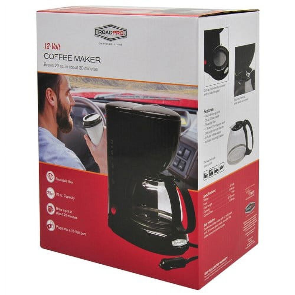 12V Coffee Maker with Glass Carafe C712961