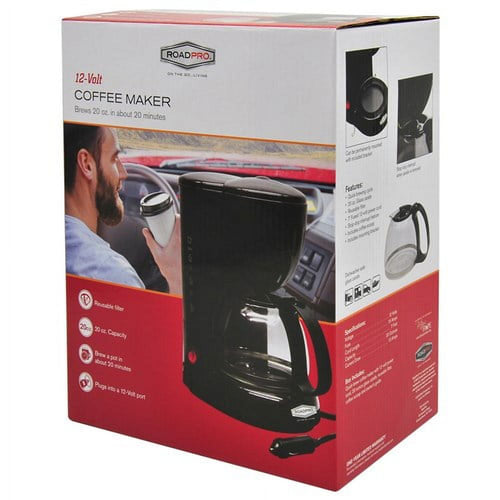 12V Coffee Maker with Glass Carafe C712961