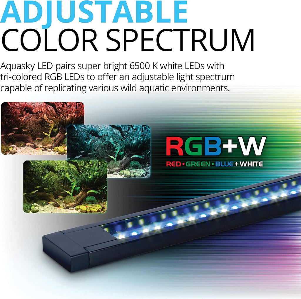32.5 Gal. White Aquarium Kit with LED Lights and Filtration System L1431