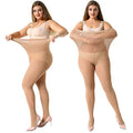 2 Pairs Control Top High Waist Plus Size Tights O2180
