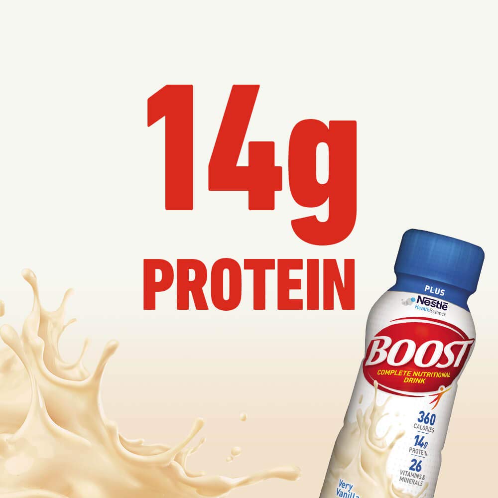 Very Vanilla 8 fl oz Bottle 12 Pack Nutritional Drink N831498