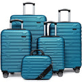 5 Piece Expandable Hard Shell Luggage Set with Spinner Wheels and TSA Lock L832