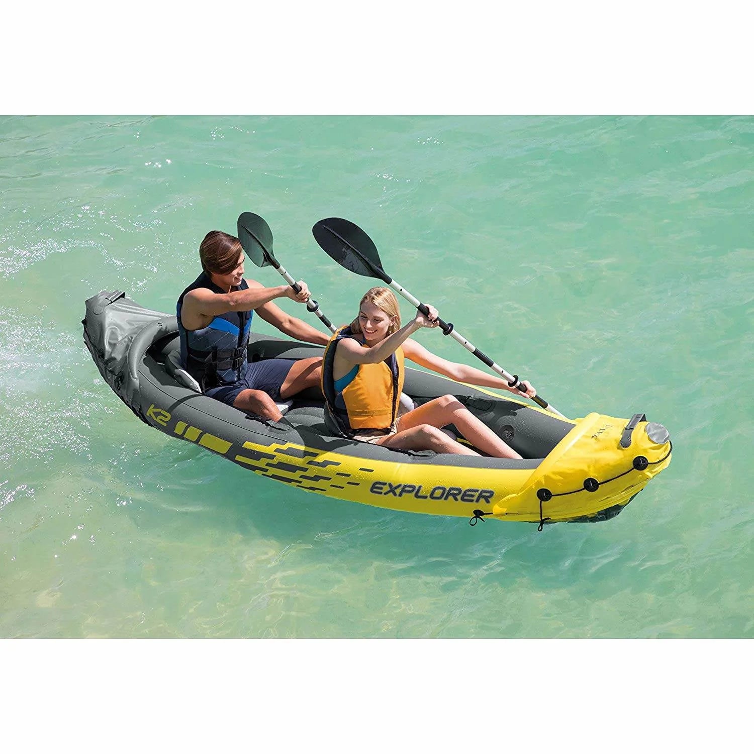 Inflatable Kayak with Oars and Hand Pump Y814
