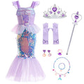 Sequins Mermaid Princess Party Dress for Toddler Kids Baby E872