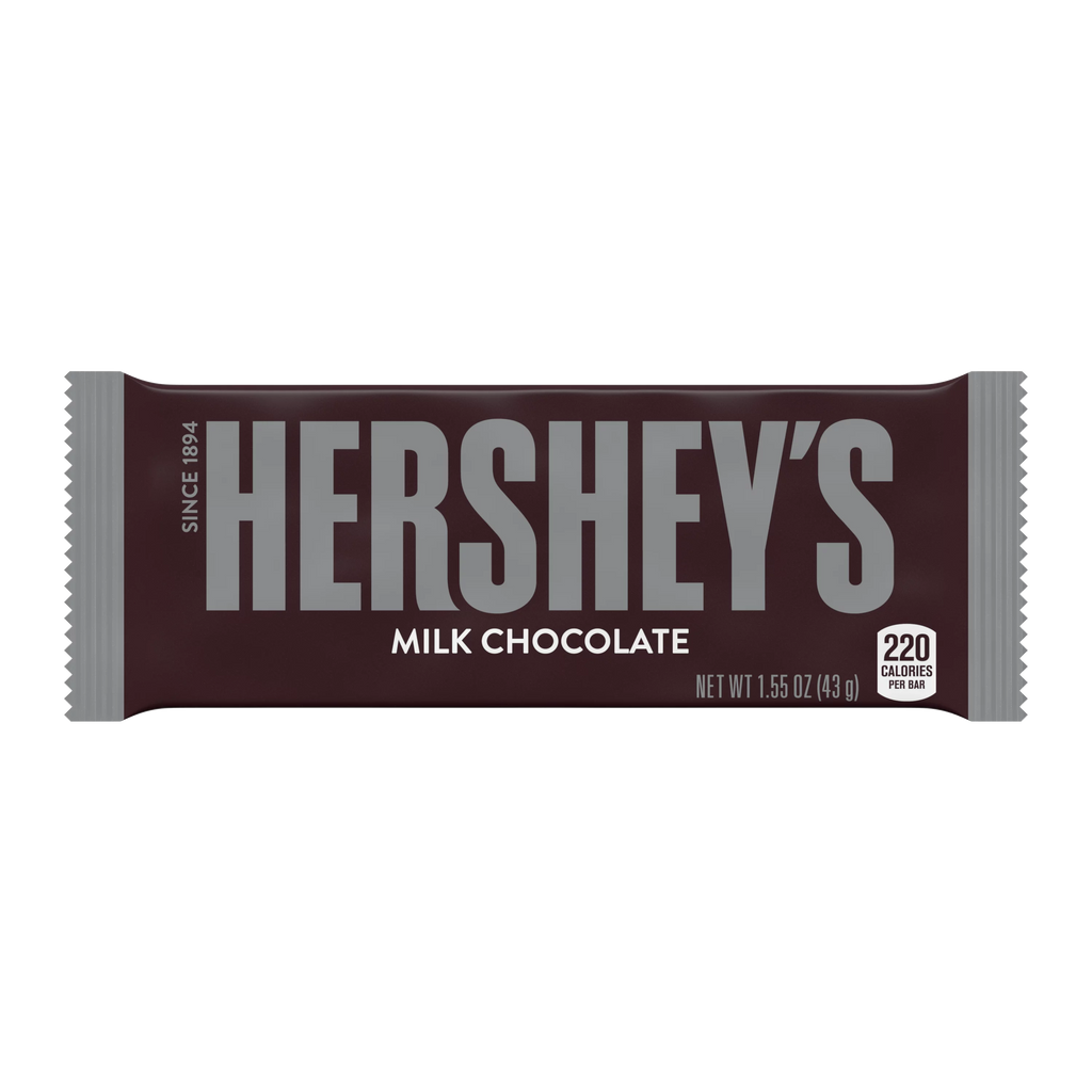Milk Chocolate Assortment Candy Bars, Individually Wrapped, 45 oz, 30 Piece F41788