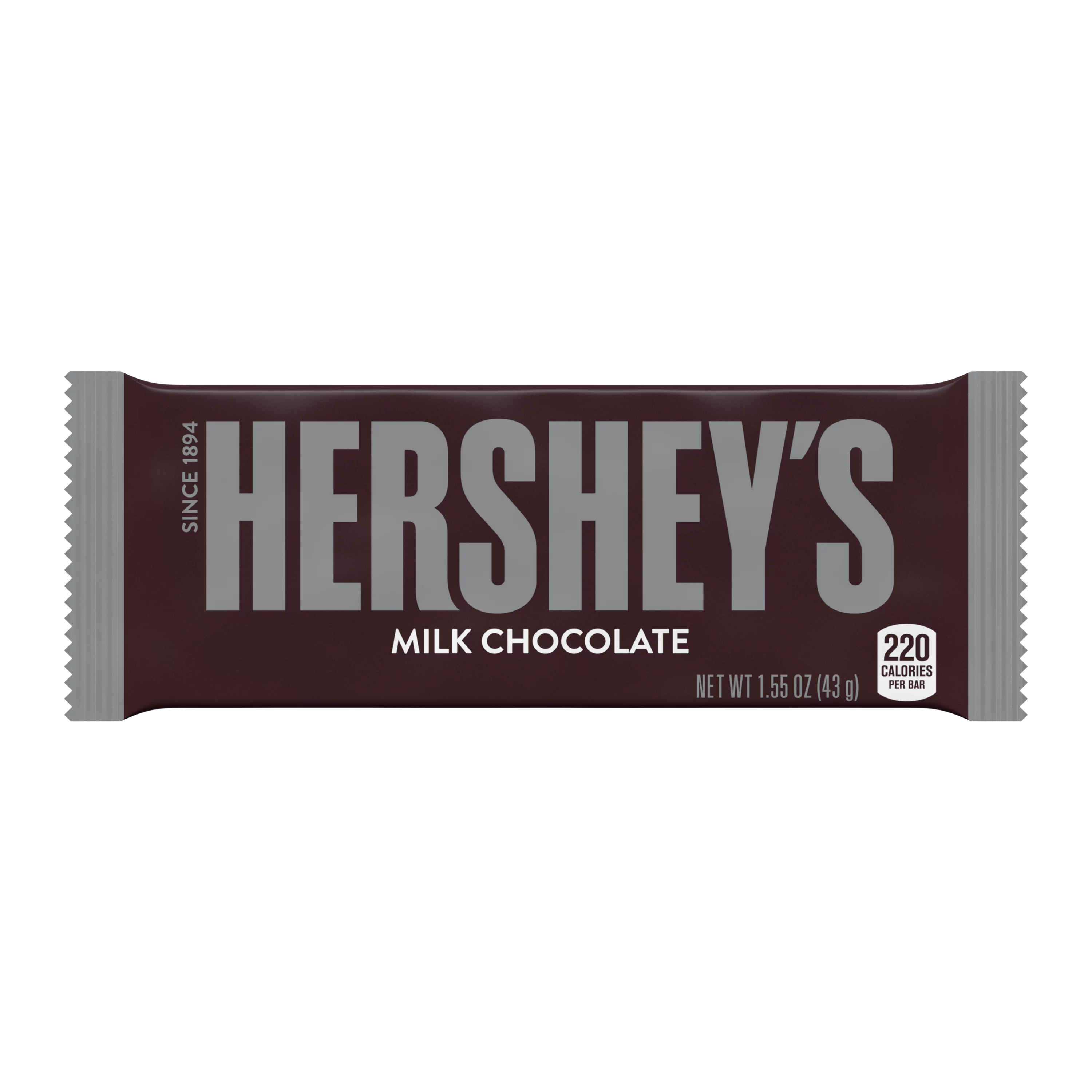 Milk Chocolate Assortment Candy Bars, Individually Wrapped, 45 oz, 30 Piece F41788
