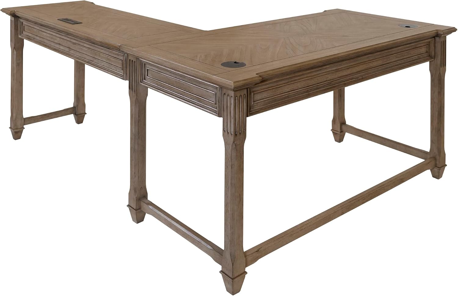 Light Brown Wood Writing Desk D12891