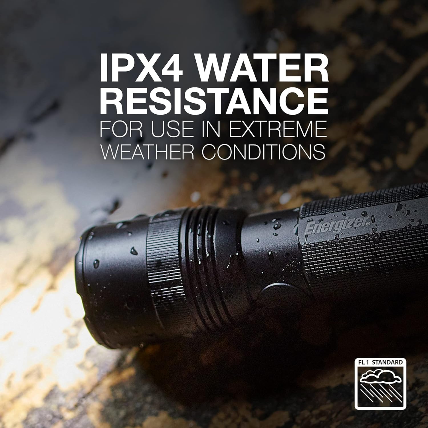 Black LED Tactical Rechargeable Flashlight I3343