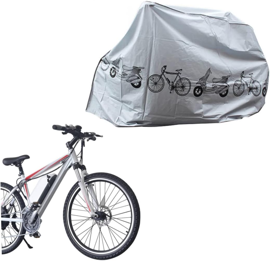 Grey Waterproof Bicycle Cover I846335