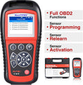 Wirelessly Sensor TPMS Reprogramming Activation Relearn Tool with OBDII Code Reader Function P7708
