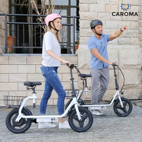 500W/800W/1200W Electric Scooter with Seat 14" Tire Foldable N20564