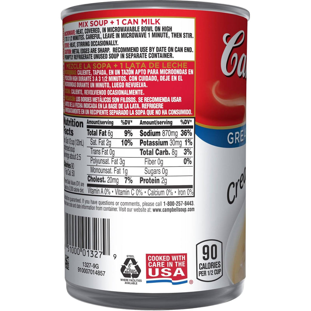 10.5 oz Can Cream of Shrimp Soup Pack of 12 E77983