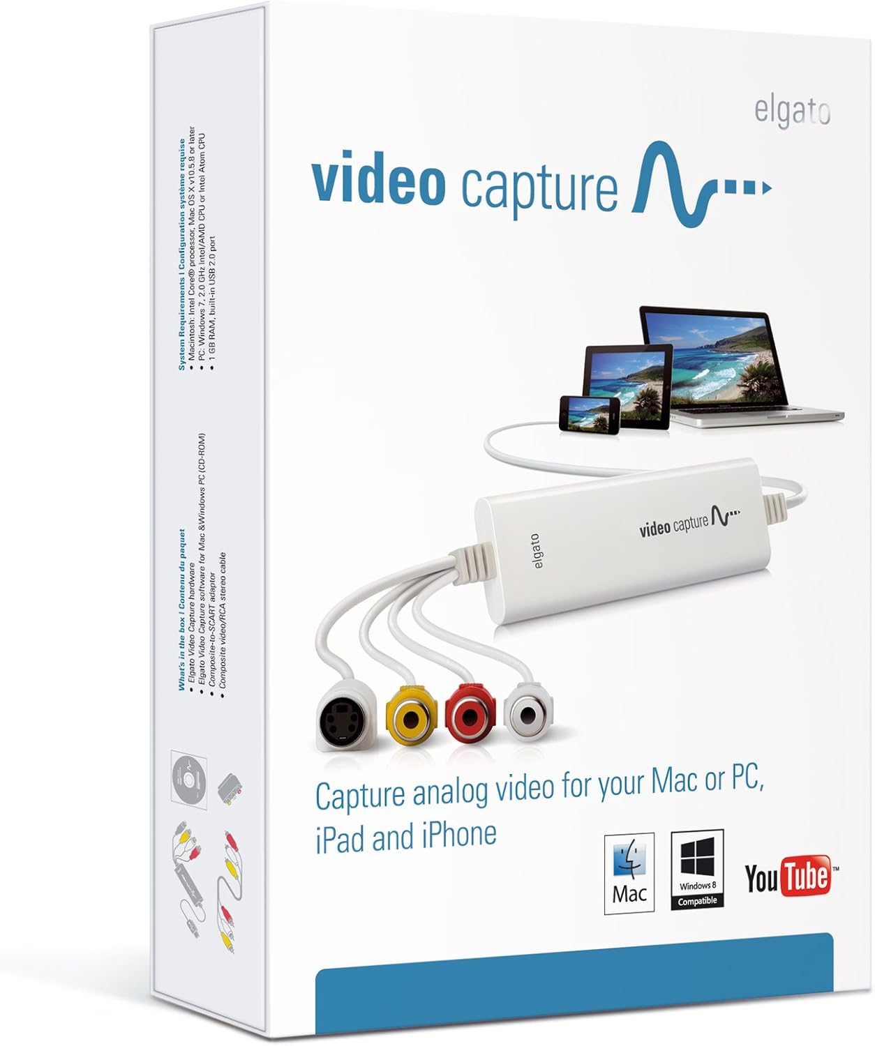 Video Capture USB 2.0 Capture Card Device W330677