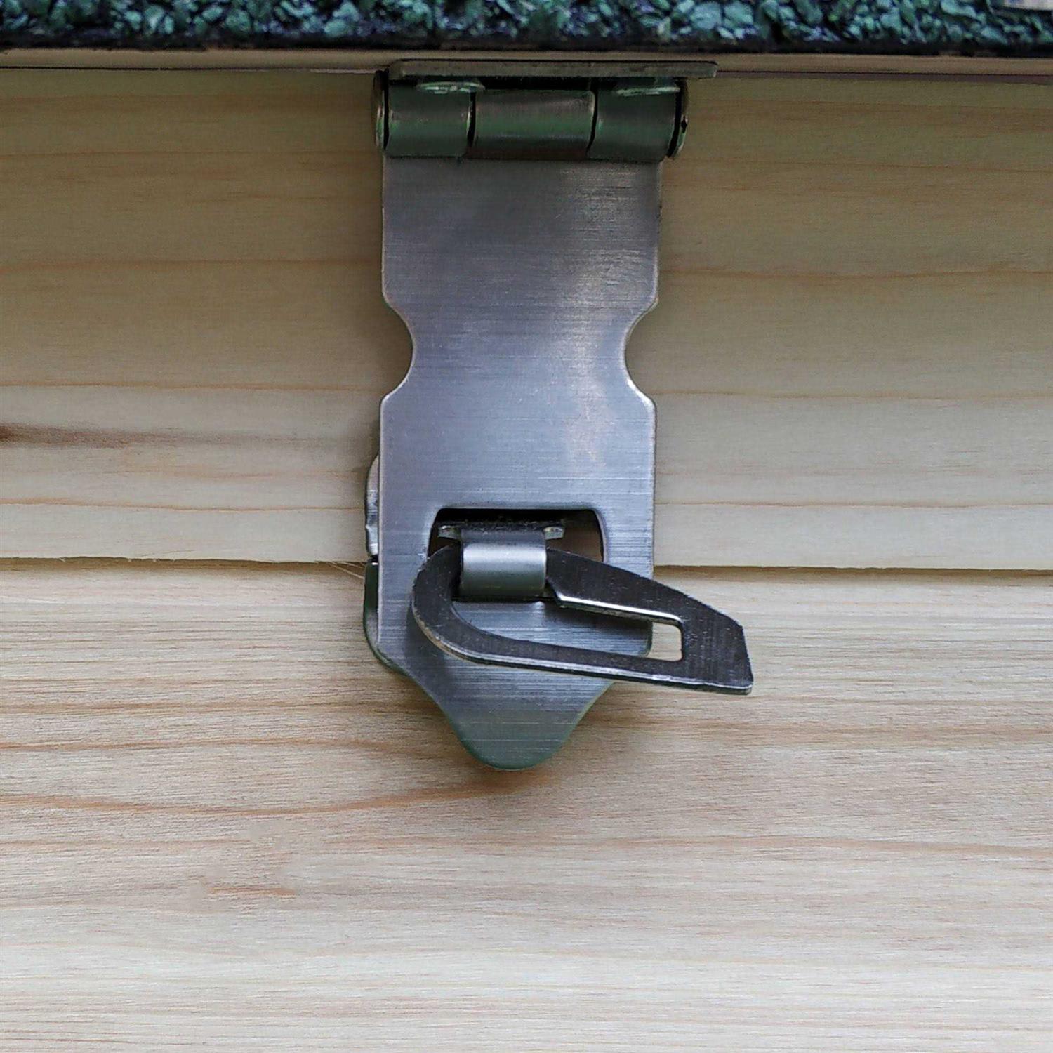 Wooden Chicken Coop with Nesting Box and Removable Tray N48831