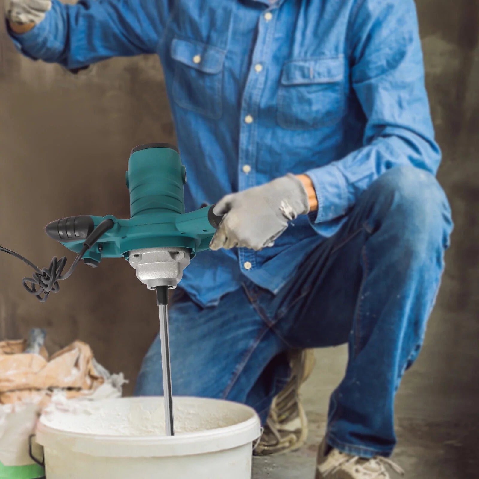 2100W Electric Cement Mixer G883