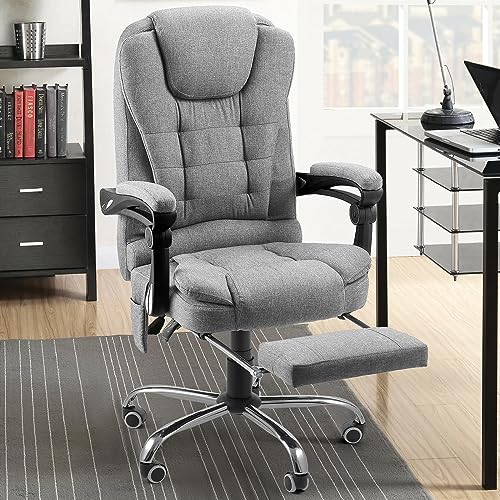 Grey PU Leather Massage Office Chair K675146
