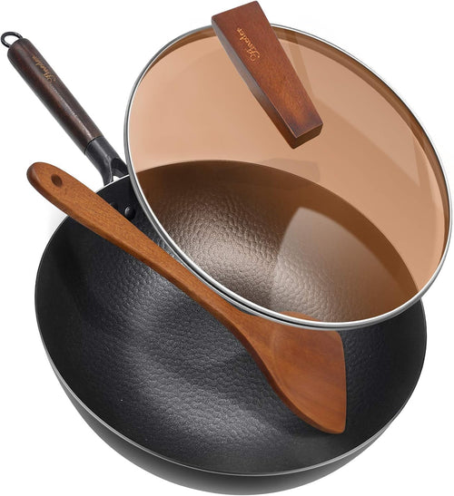 12.5 Inch Cast Iron Stir Fry Pan R240776