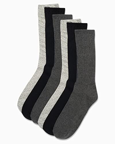 Lightweight Cotton Blend Crew Socks (6 Pairs) W62126