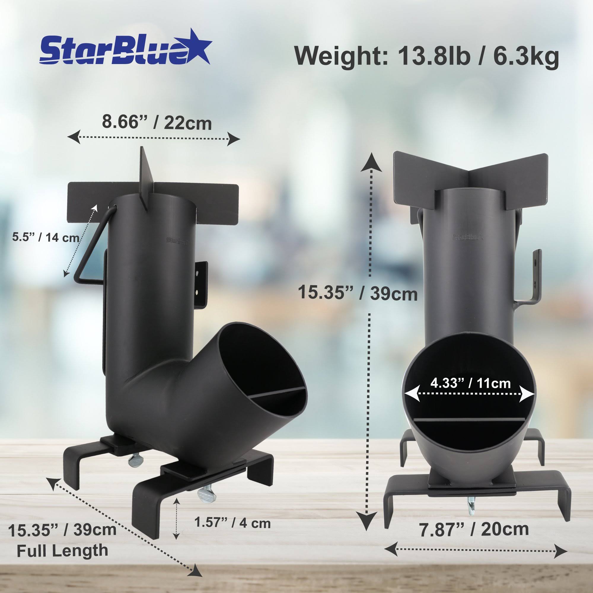 Camping Rocket Stove with Carrying Bag U666846