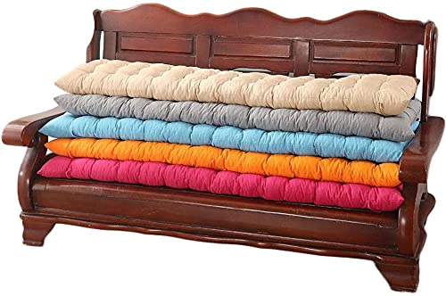 Red 48 inch Thicken Washable Patio Bench Cushion S330