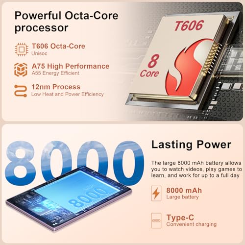 22GB RAM+128GB ROM 10.1 Inch Octa-Core Android 14 Tablet R72865