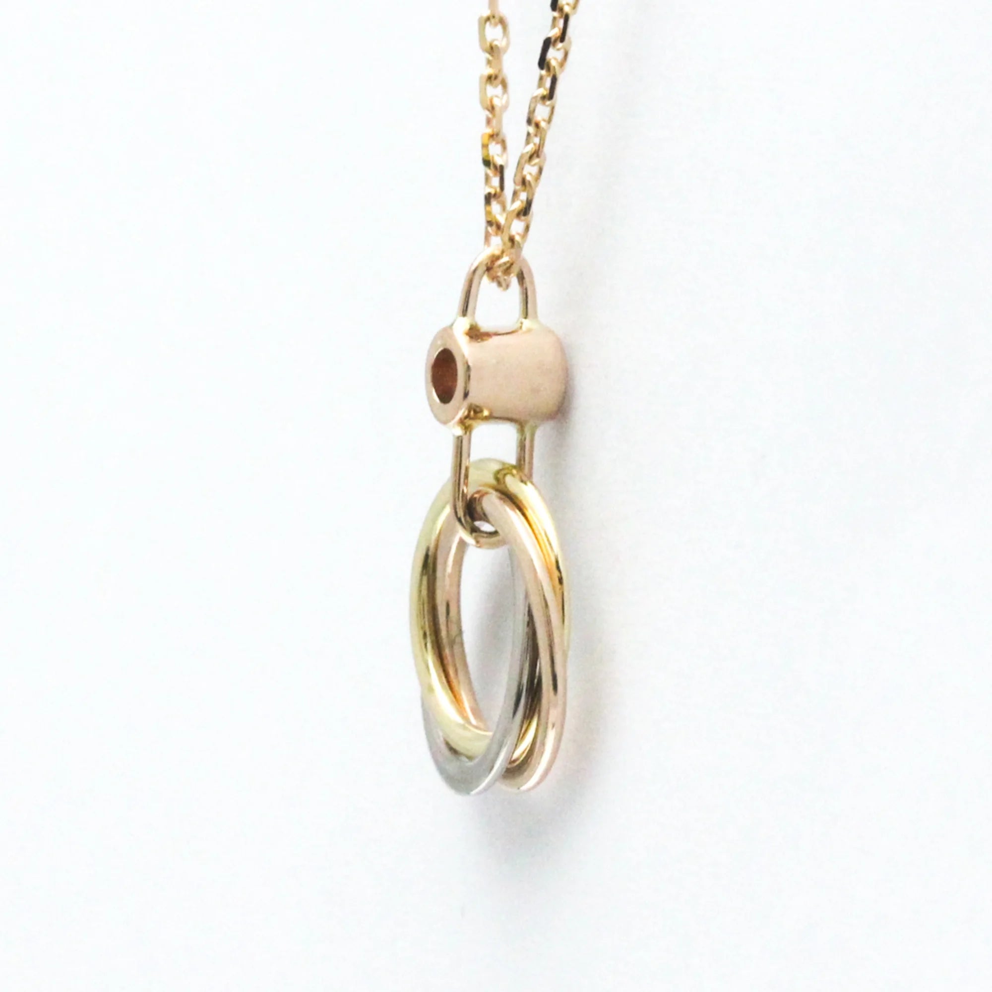 18K Pink Gold, White Gold, Yellow Gold Diamond Pendant Necklace M818163