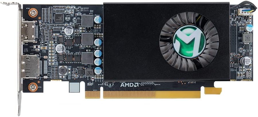 AMD Radeon RX 550 4GB Low Profile Video Graphics Card GDDR5 128-Bit PCI Express X16 3.0 HDMI DisplayPort Y2336