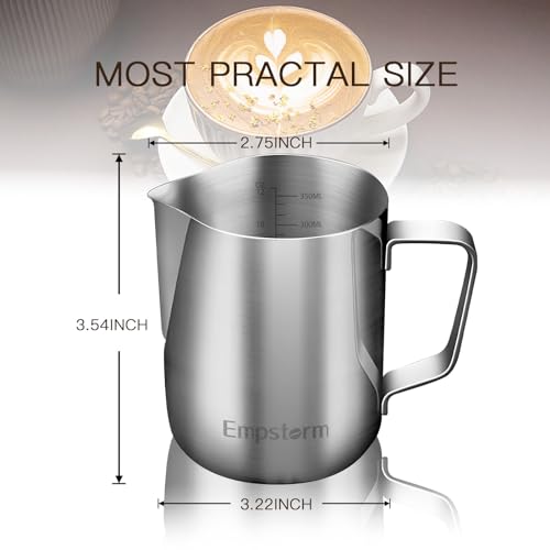 Compact Espresso Coffee Machine with Milk Frother Steam Wand G552973
