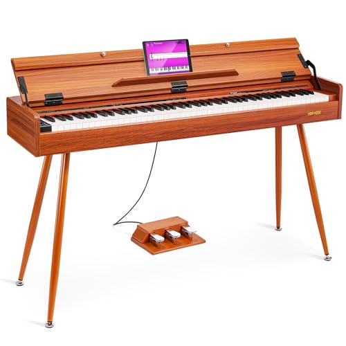 Golden Wood Color Digital Piano 88 Key Weighted Keyboard J3575