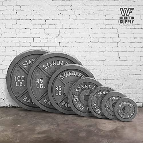 290lb & 300lb & 555lb Olympic Weight Plates Set with 7 ft. Olympic Barbell Y9087