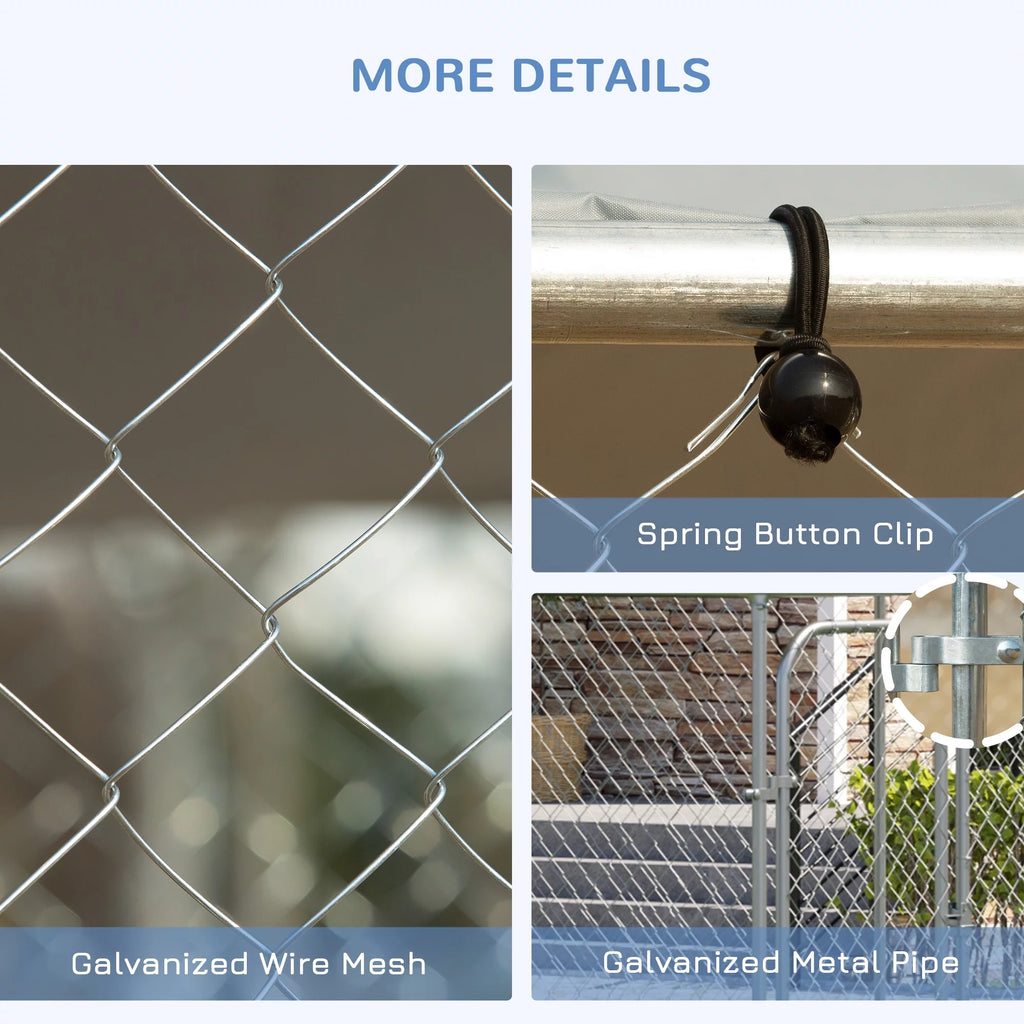 Heavy Duty Galvanized Steel Dog Kennel Playpen with Waterproof Cover V64808