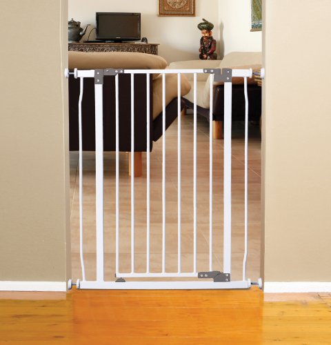 White Extra-Tall Baby Safety Gate L589