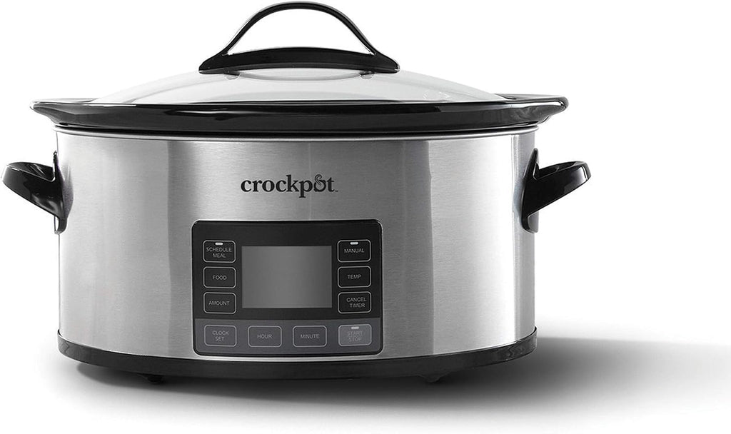 6 Quart Programmable Slow Cooker with Digital Timer, Stainless Steel K55513