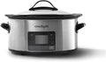 6 Quart Programmable Slow Cooker with Digital Timer, Stainless Steel K55513