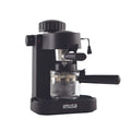 4 Cup Capacity Electric Espresso Cappuccino Maker 800 Watts Black F393