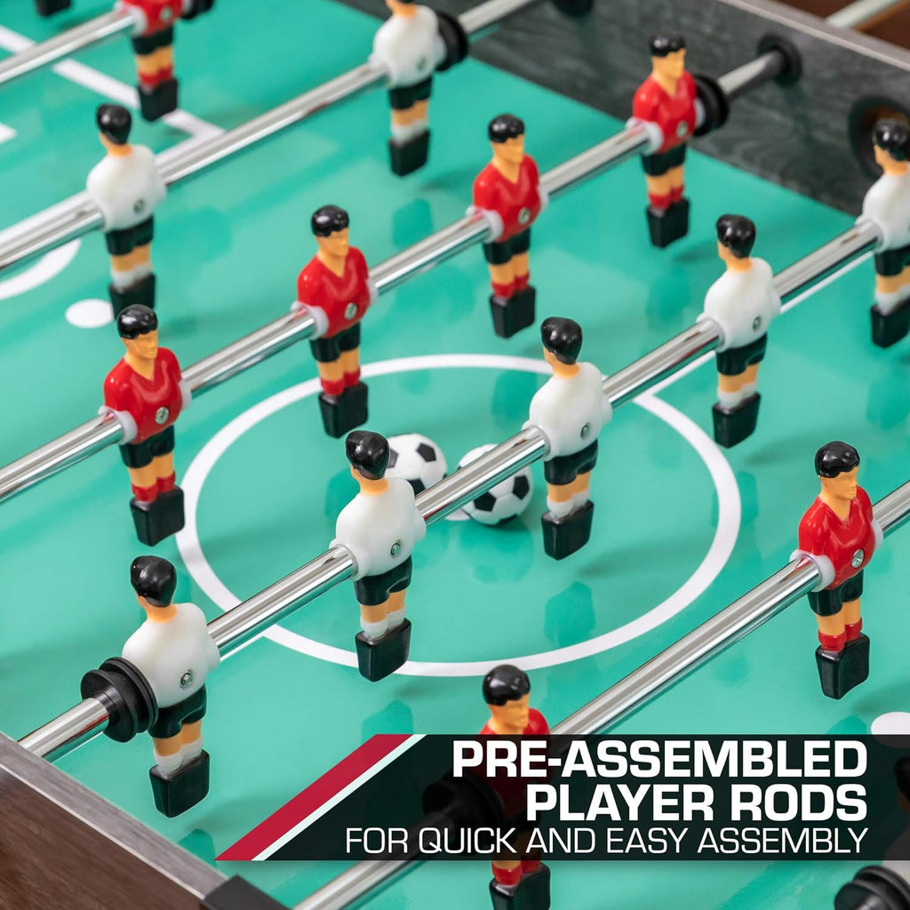 48" Mid-Size Indoor Foosball Table, Grey P7986
