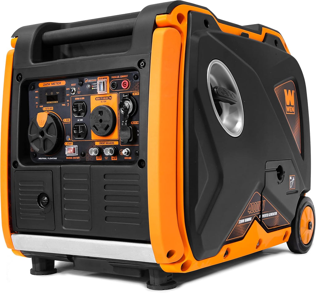 4000-Watt Dual Fuel Portable Inverter Generator with Fuel Shut-Off C12957