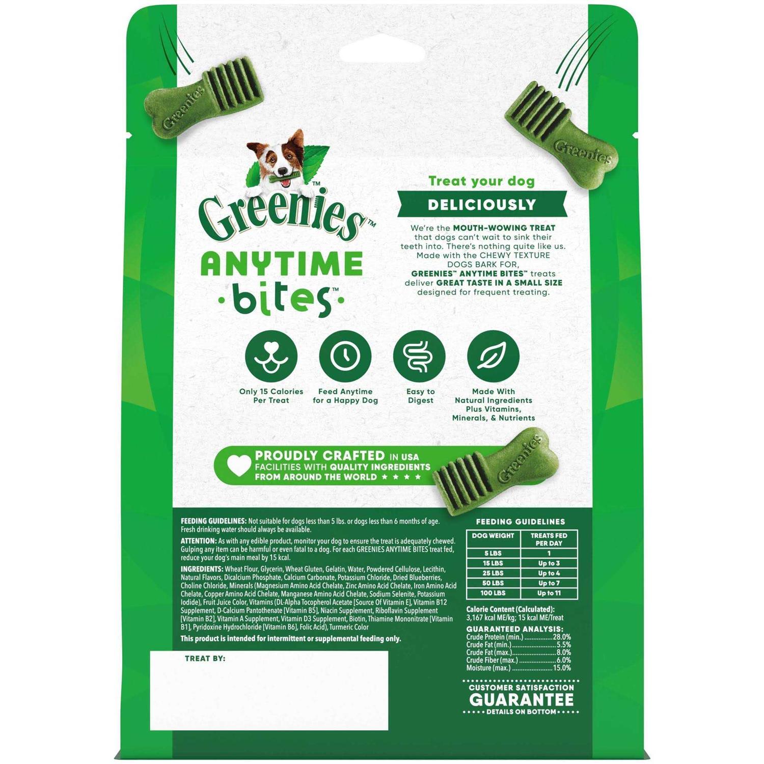 Greenies Anytime Bites Dog Treats X531194