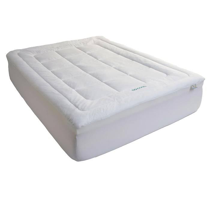Full Memory Foam Mattress Topper with Outlast Cover O11974