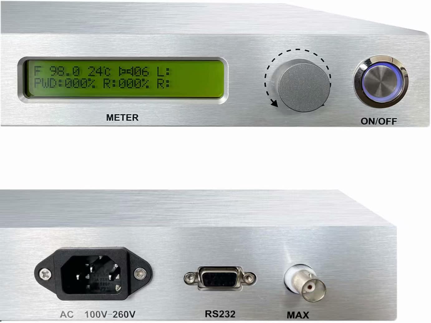 150W Long Range FM Broadcast Transmitter with Antenna Cable U320
