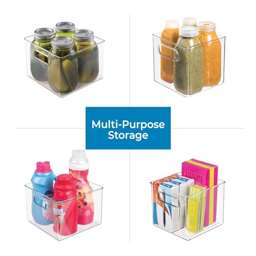 Recycled Plastic Storage Bin with Handles G85824
