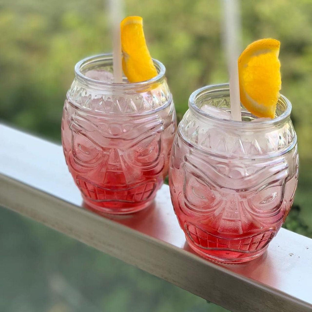 16 Oz Clear Tiki Glasses Cups K792801