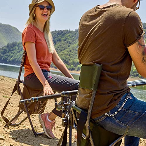 Camouflage Folding Seat Stool with Storage Pocket B257487