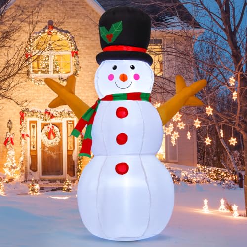 5 FT Christmas Snowman Inflatable Decoration with Branch Hand Y45448