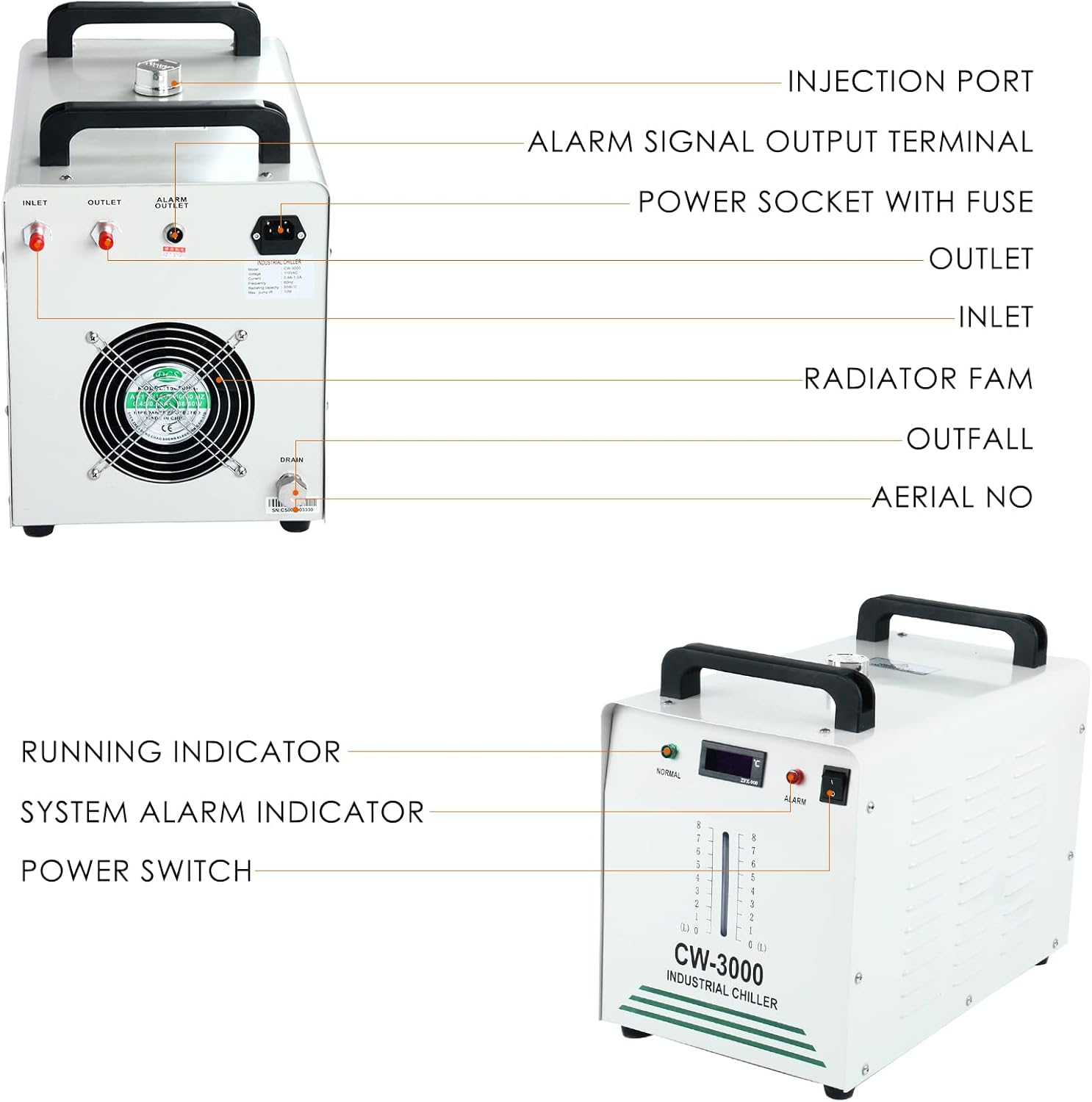 8L Water Chiller Q481