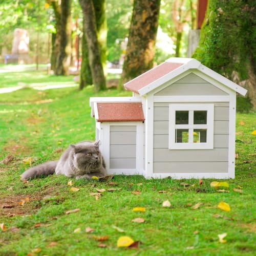 Weatherproof Outdoor Cat House N545