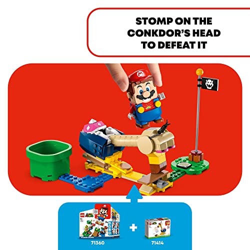 LEGO Super Mario Conkdor's Noggin Bopper Expansion Set 71414, Buildable Toy J370