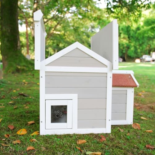 Weatherproof Outdoor Cat House N545