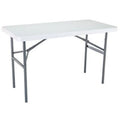 White Granite Folding Table N12863