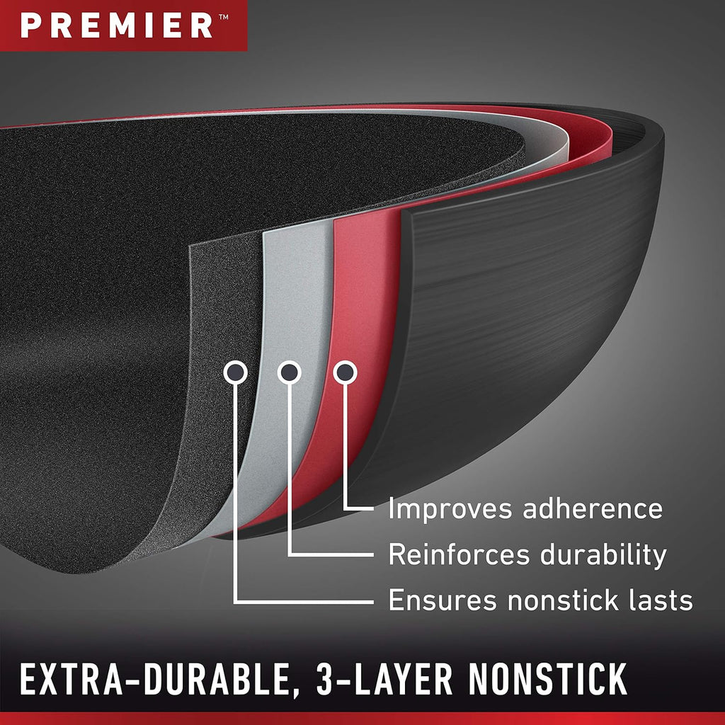 Hard-Anodized Nonstick 10-Inch and 12-Inch Fry Pan Combo J5431